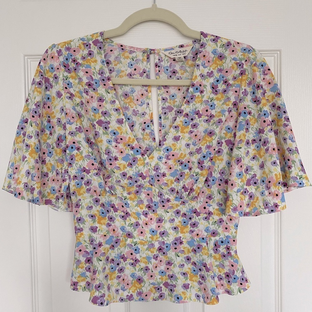 Miss Selfridge floral blouse